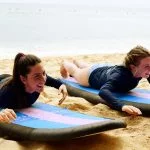 beginners learn to surf